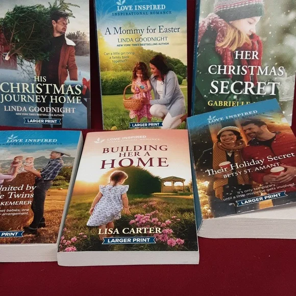 10 Love Inspired Large Print Books - Picture 2 of 5